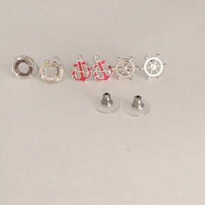 3 Pairs of Sea Earrings